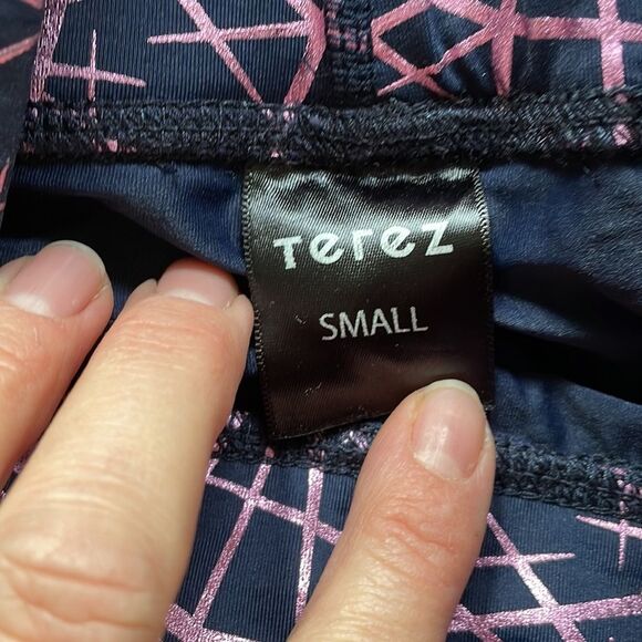 Terez Leggings, Black & Pink, Small - Picture 3 of 4